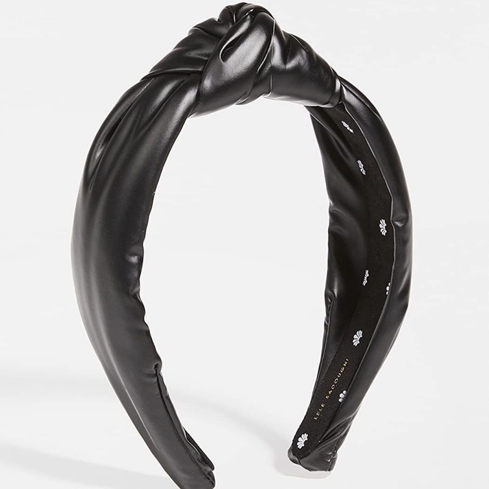 Le Le Sadoughi Faux Leather Headband